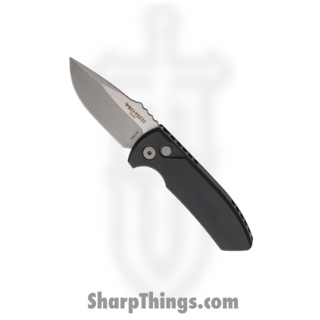 ProTech – LG401 – Les George Short Bladed Rockeye Auto – S35VN – 6061 T6 – Black