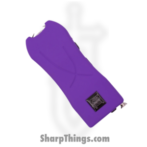 Tiger USA – TD-398-PP – 125 Million Jacquard Stun Gun Flashlight 200 Lumens – Plastic – Purple