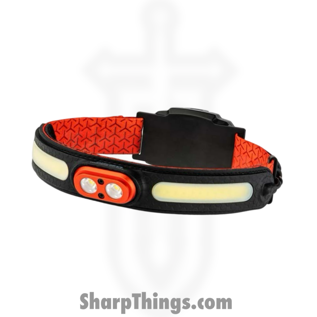 NEBO – NEBHLP0021 – Curvbeam 600 Flex – 180 Degree Headlamp – 600 Lumen – Black / Red